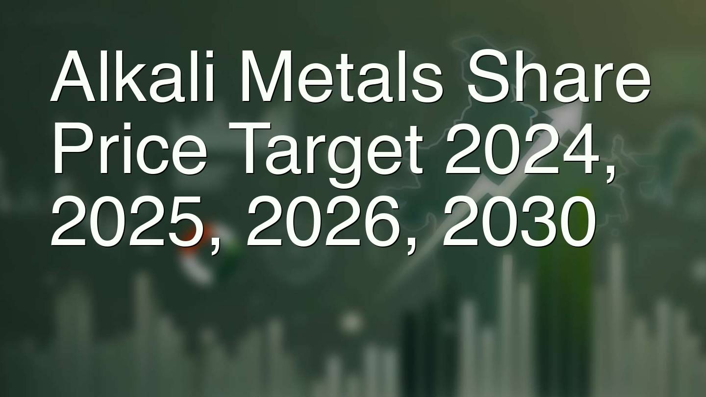 Alkali Metals Share Price Target 2024, 2025, 2026, 2030