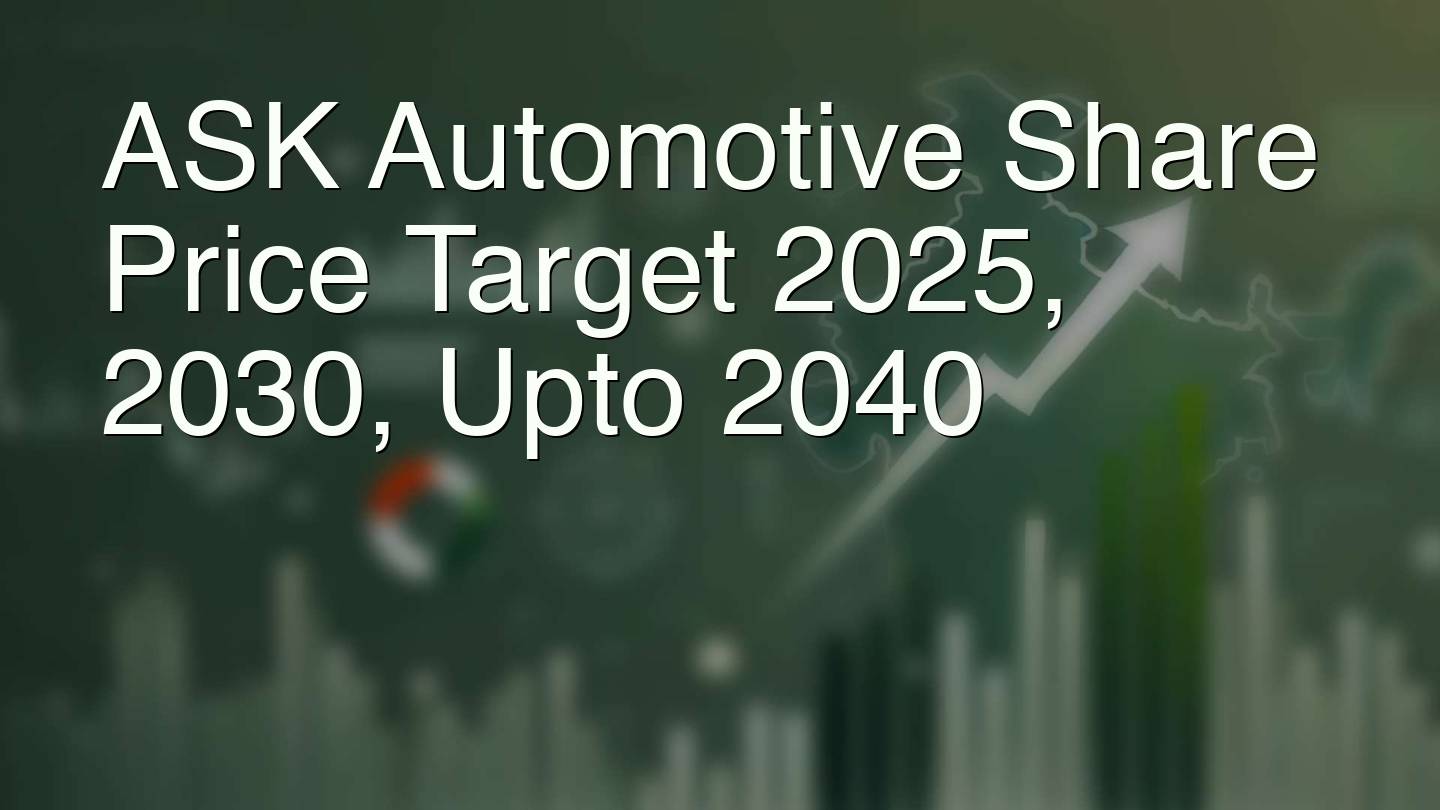 ASK Automotive Share Price Target 2025, 2030, Upto 2040