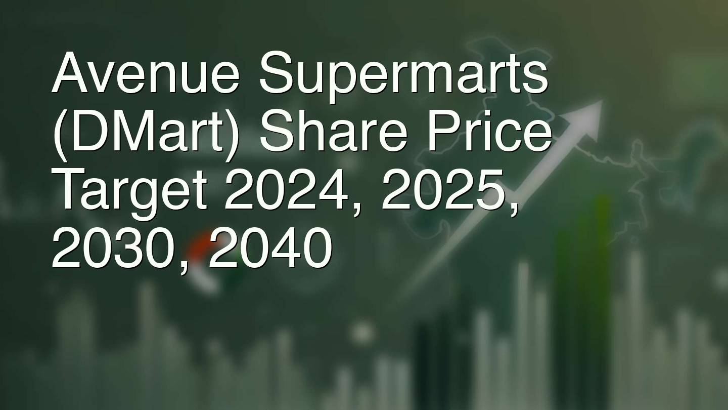 Avenue Supermarts (DMart) Share Price Target 2024, 2025, 2030, 2040