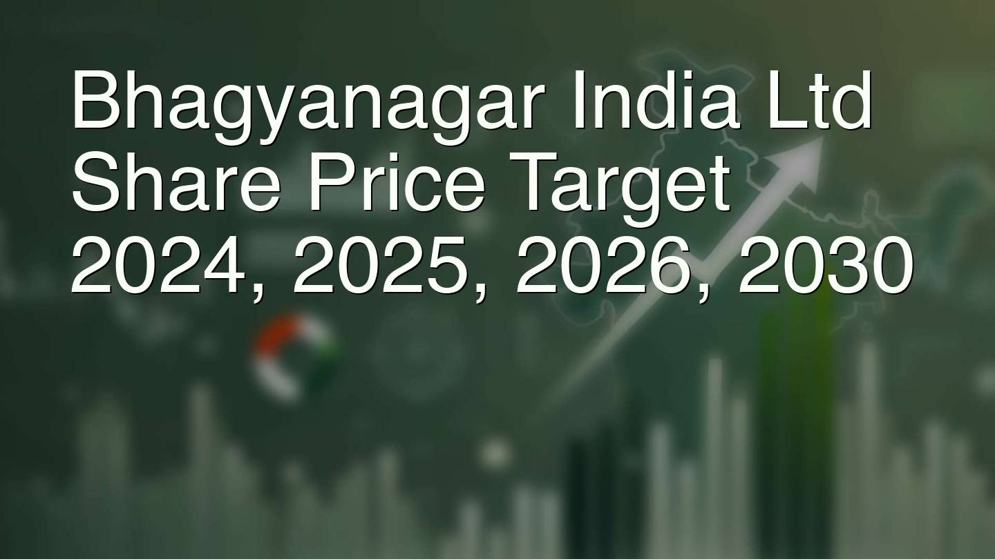 Bhagyanagar India Ltd Share Price Target 2024, 2025, 2026, 2030