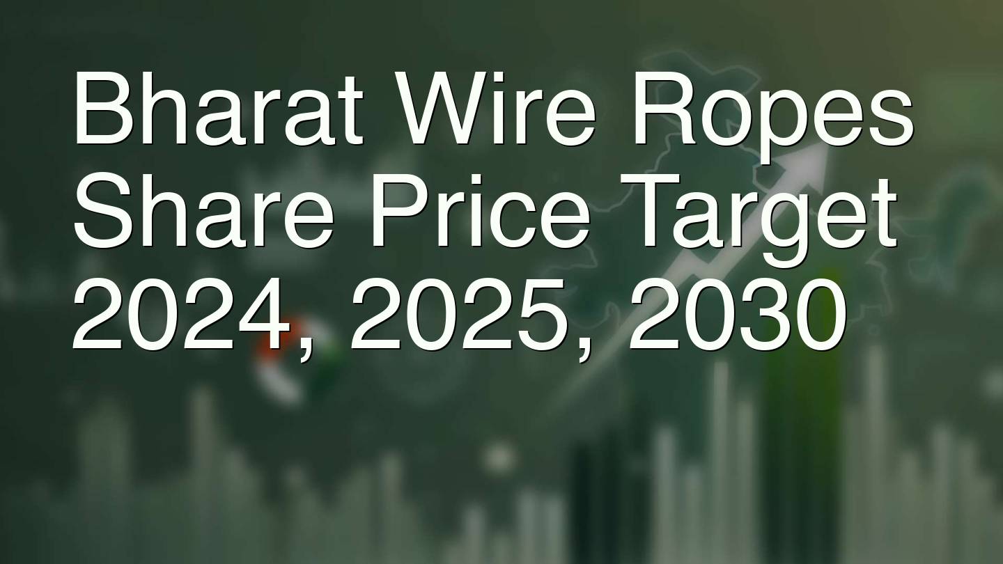 Bharat Wire Ropes Share Price Target 2024, 2025, 2030