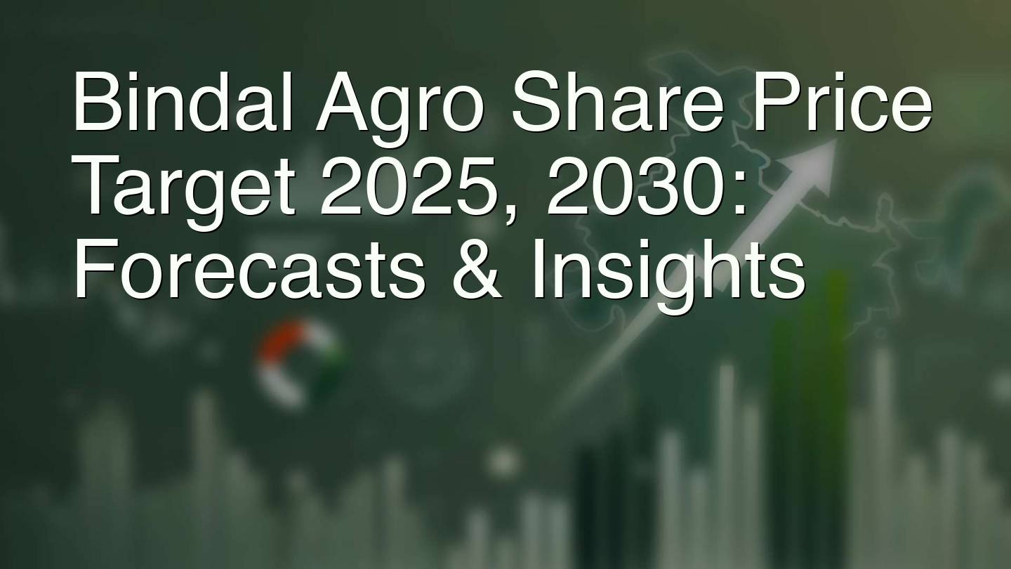 Bindal Agro Share Price Target 2025, 2030: Forecasts & Insights