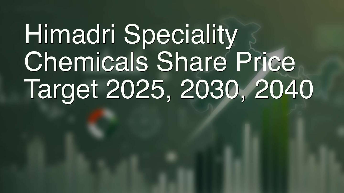 Himadri Speciality Chemicals Share Price Target 2025, 2030, 2040