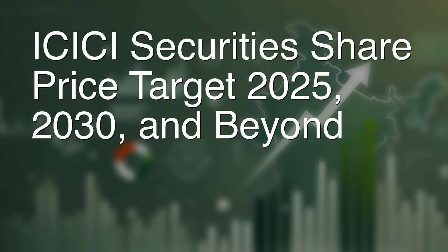 ICICI Securities Share Price Target 2025, 2030, and Beyond