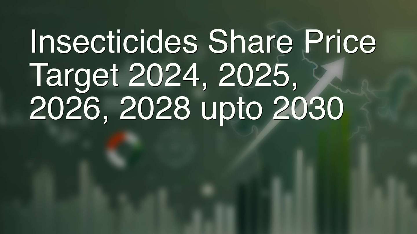 Insecticides Share Price Target 2024, 2025, 2026, 2028 upto 2030