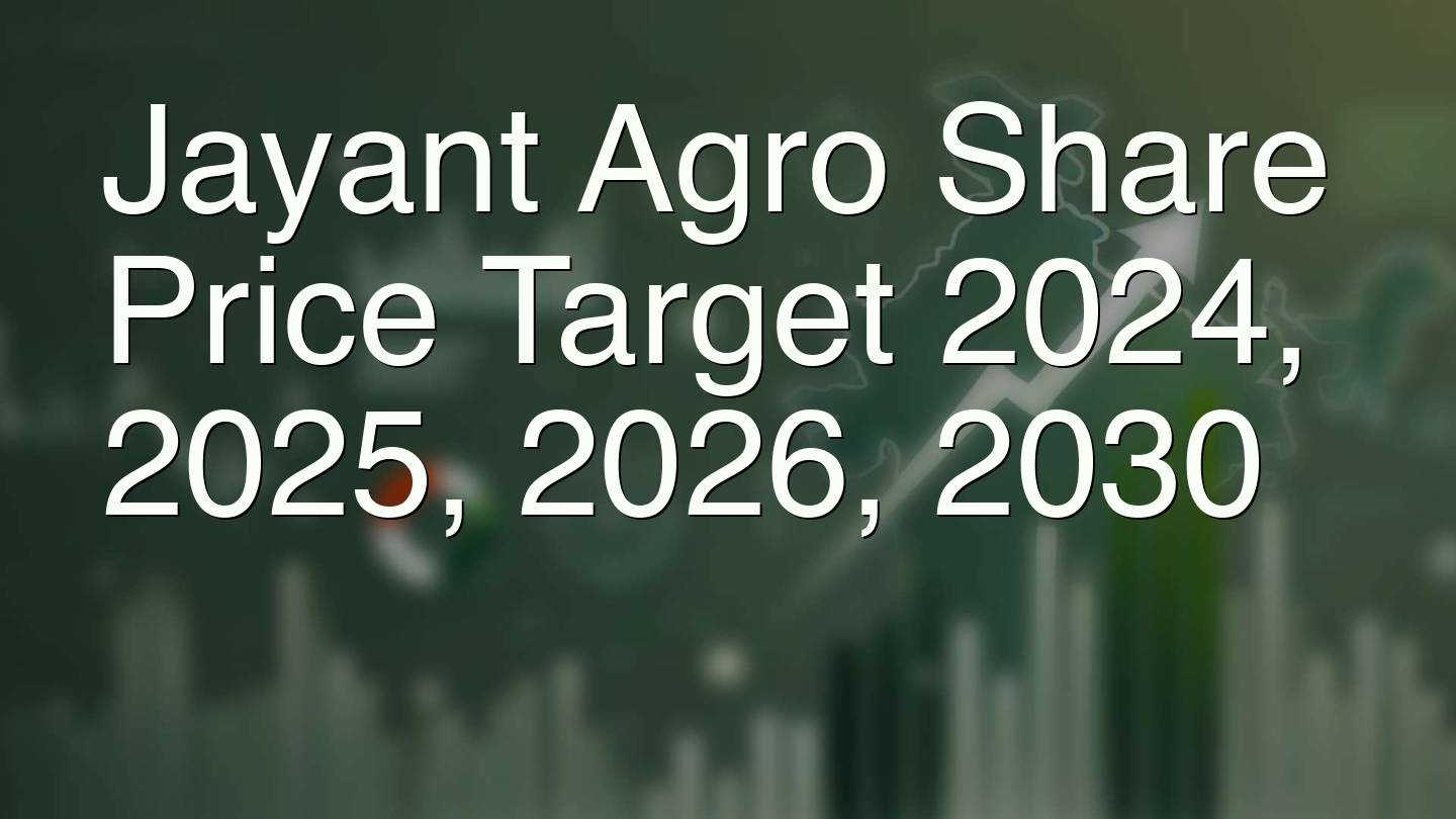 Jayant Agro Share Price Target 2024, 2025, 2026, 2030