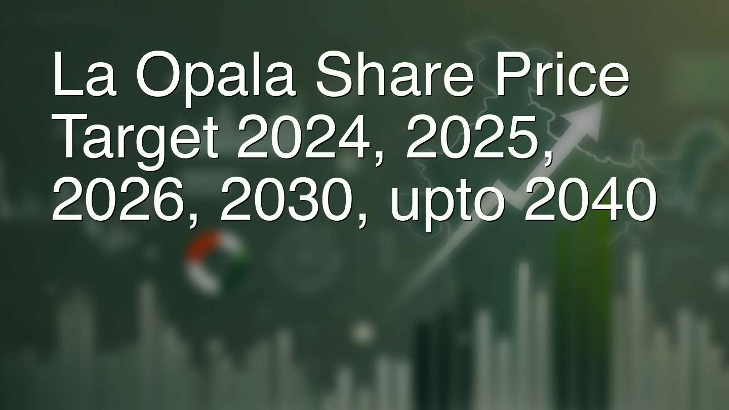 La Opala Share Price Target 2024, 2025, 2026, 2030, upto 2040