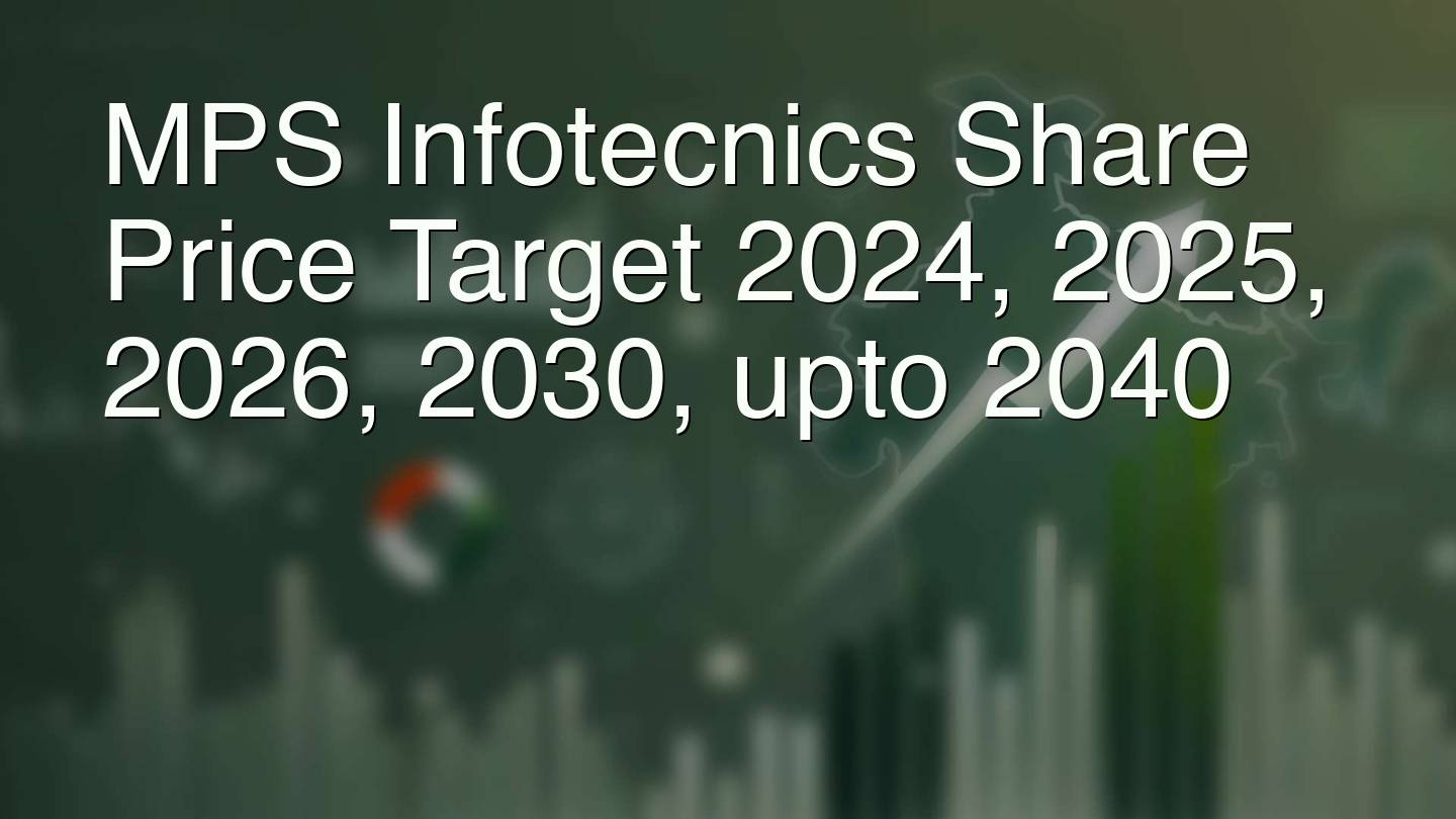 MPS Infotecnics Share Price Target 2024, 2025, 2026, 2030, upto 2040