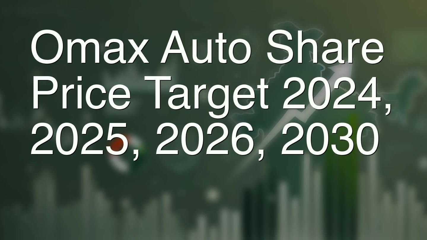 Omax Auto Share Price Target 2024, 2025, 2026, 2030