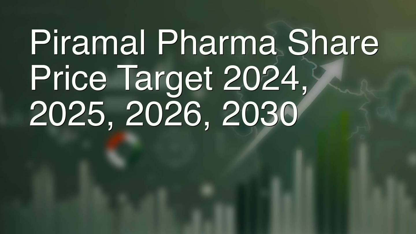 Piramal Pharma Share Price Target 2024, 2025, 2026, 2030