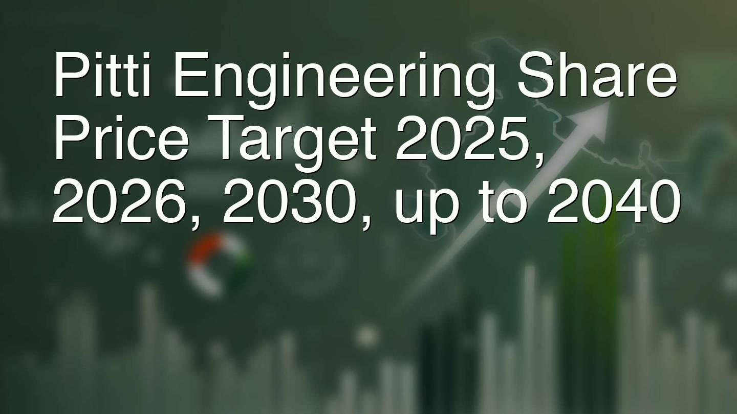 Pitti Engineering Share Price Target 2025, 2026, 2030, up to 2040