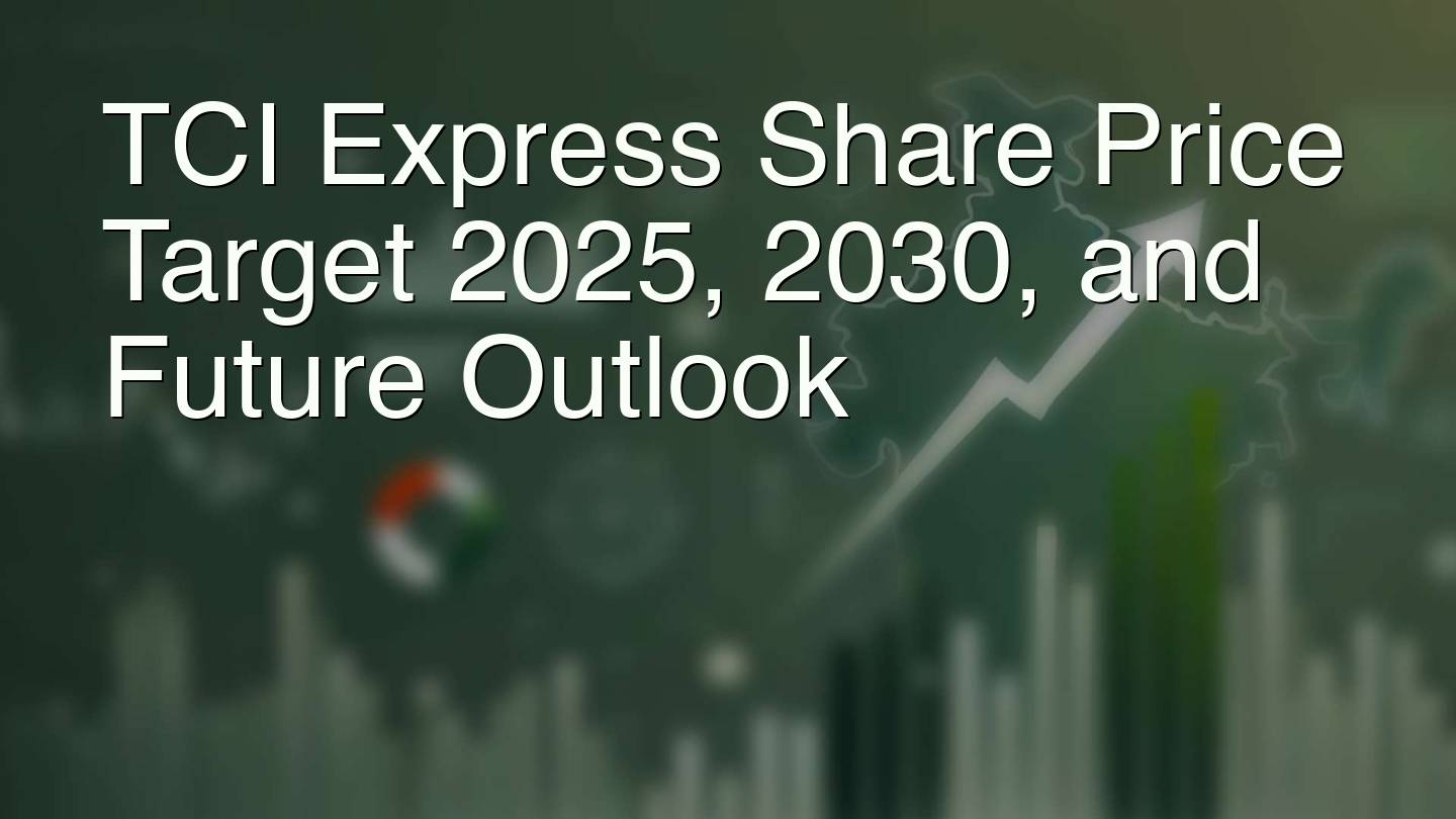 TCI Express Share Price Target 2025, 2030, and Future Outlook