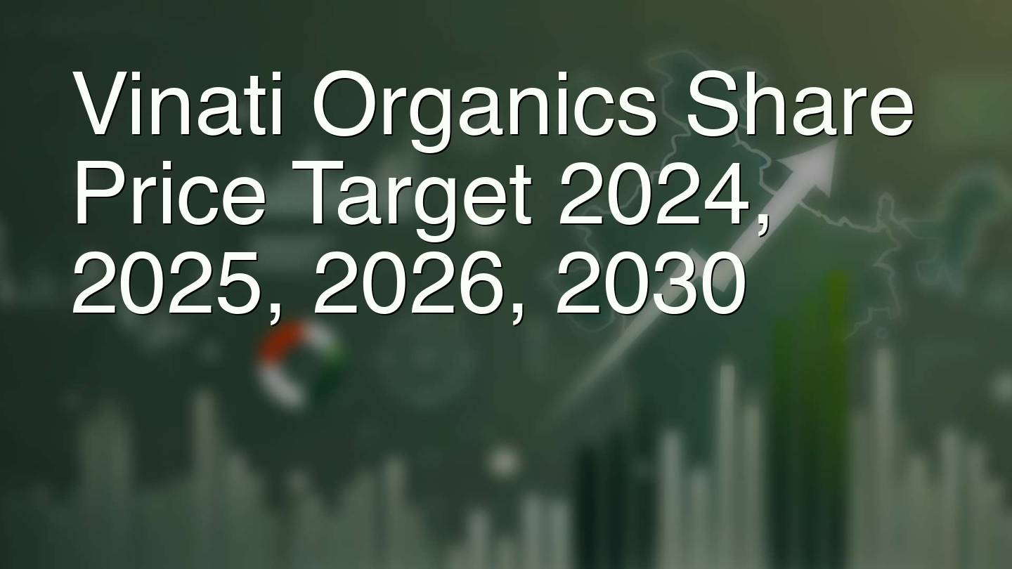 Vinati Organics Share Price Target 2024, 2025, 2026, 2030