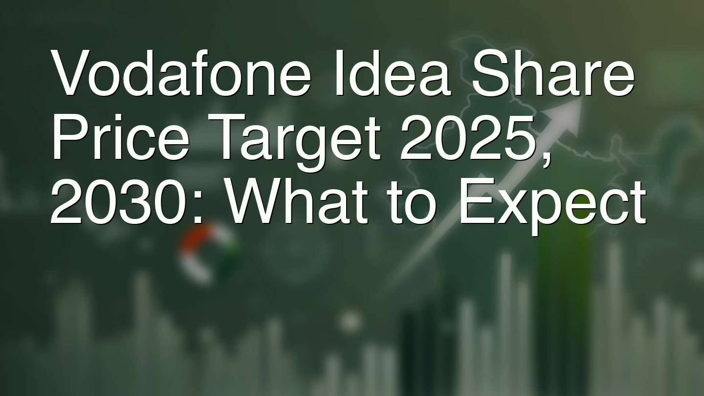 Vodafone Idea Share Price Target 2025, 2030: What to Expect