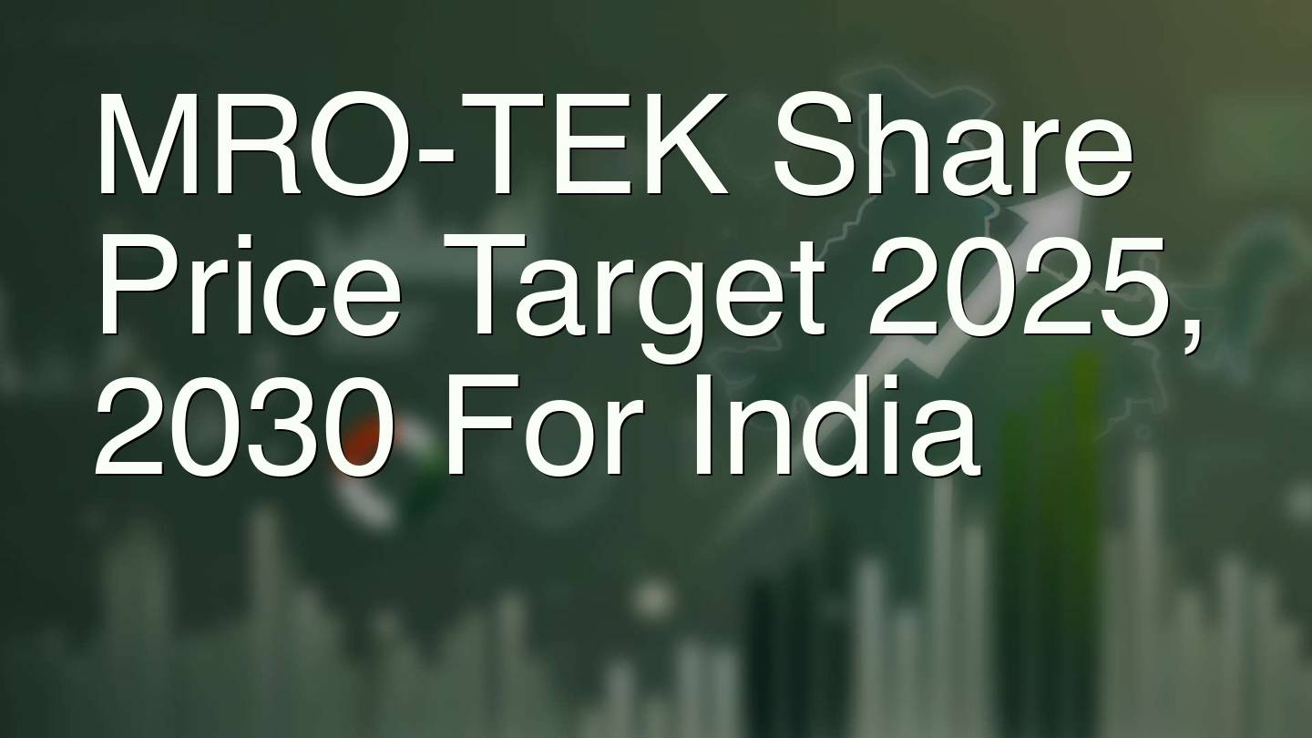 MRO-TEK Share Price Target 2025, 2030 For India