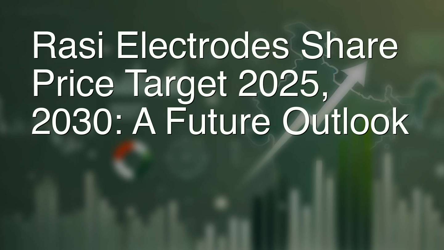 Rasi Electrodes Share Price Target 2025, 2030: A Future Outlook