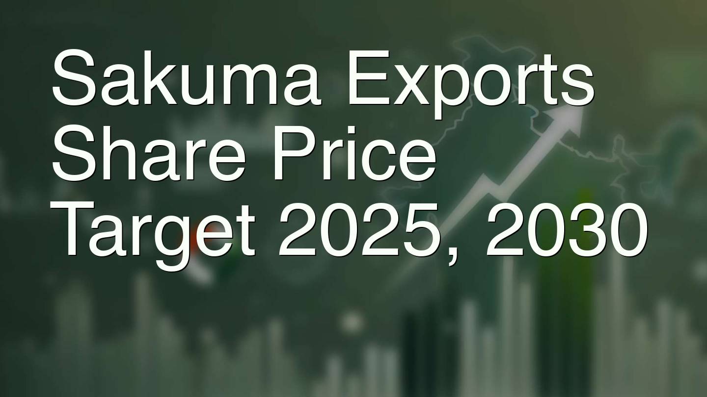 Sakuma Exports Share Price Target 2025, 2030